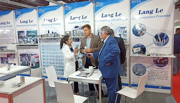 Langle Aluminium uczestniczyło w Niemczech Hanower Messe